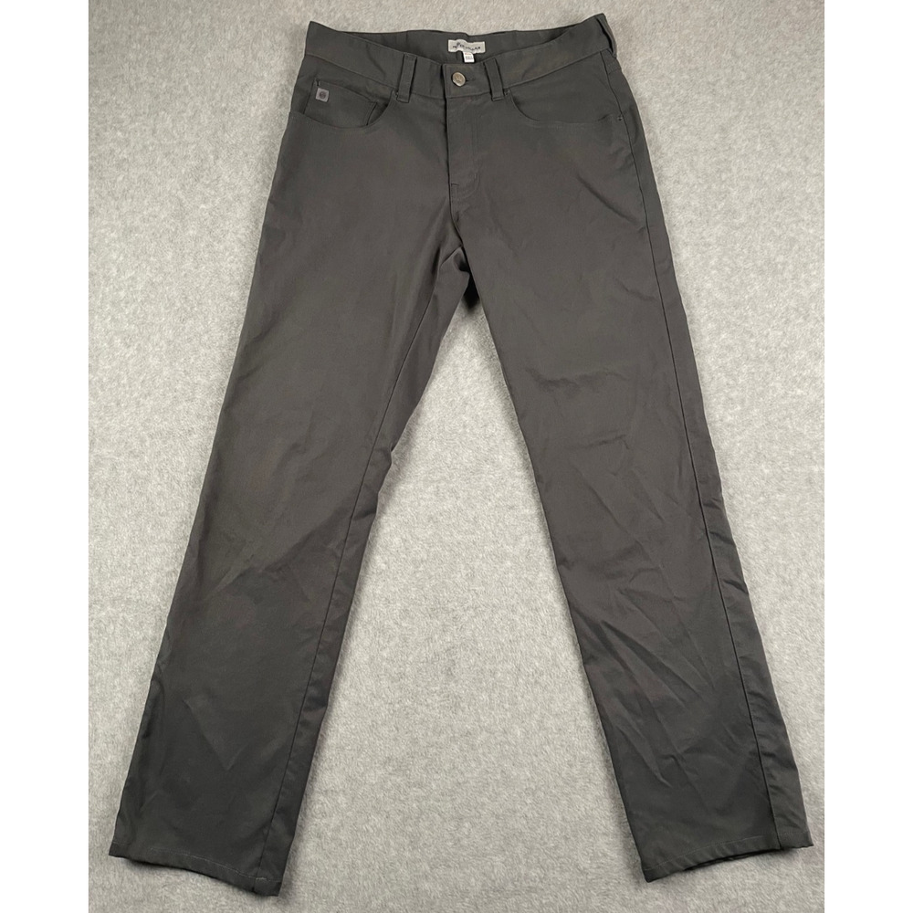 Peter Millar Crown Sport Performance Pants 30x32 Gray Golf Stretch